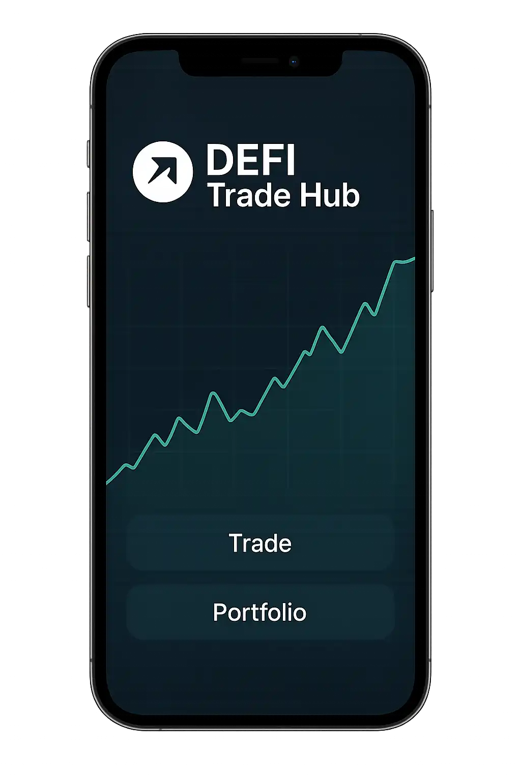 DEFI Trade Hub mobile app placeholder